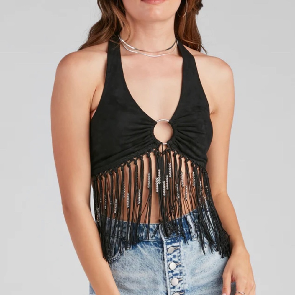 Fringe top